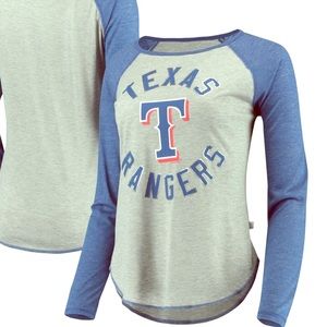 Long sleeve Texas rangers shirt.